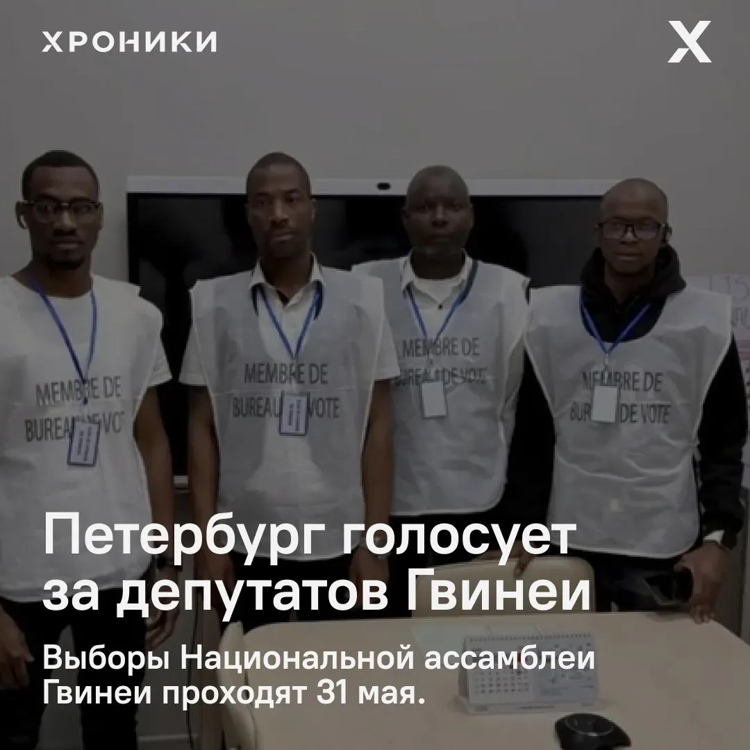 31 мая в нескольких российских городах открыли участки для голосования граждан Гвинеи. Наблюдатели выражают сомнения в прозрачноcти подсчёта голосов — число избирателей в реестре резко выросло.