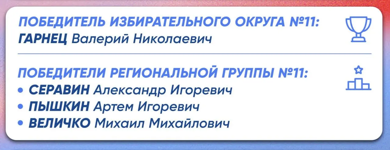 Серавин заявил об участии в войне на Украине, что добавило ему голоса, но этого оказалось недостаточно: он не стал кандидатом по округу №11 и пойдёт на выборы как представитель региональной группы.