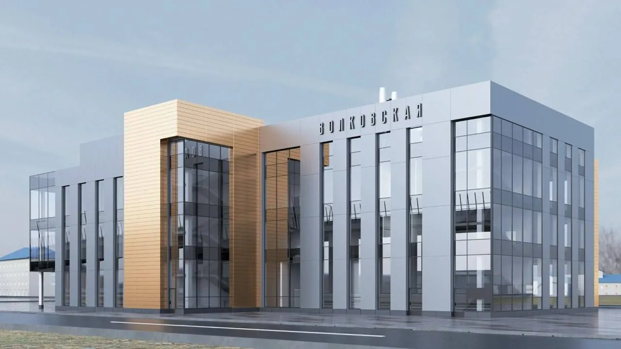 На строительстве объекта задействованы около 200 рабочих и 50 единиц техники. В составе проекта — пригородный терминал площадью 4,5 тысячи квадратных метров, пешеходный подземный тоннель, распределительный вестибюль и три платформы с навесами.