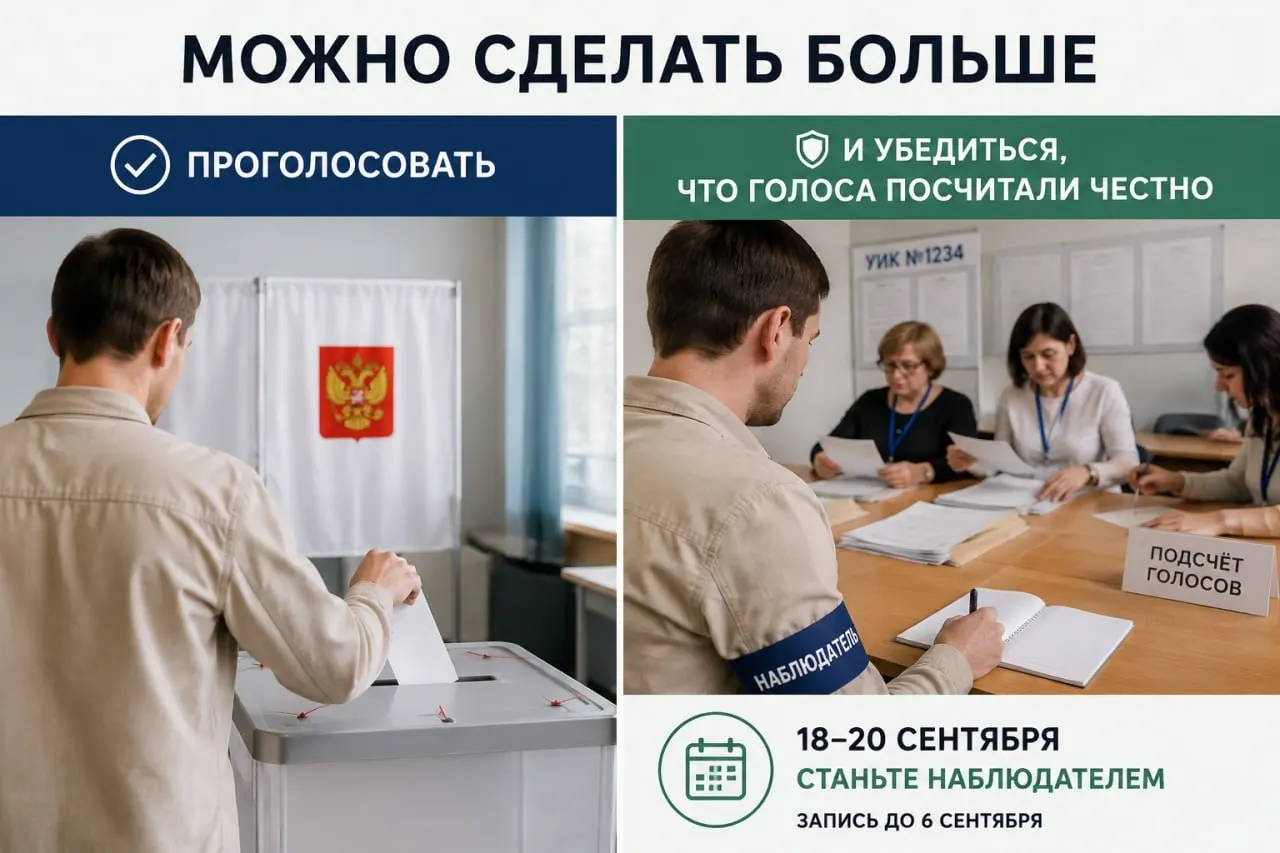 Ищуще наблюдателей по районах города и области: волонтёрство открыто для жителей Санкт-Петербурга и Ленинградской области; участие бесплатно и анонимно.