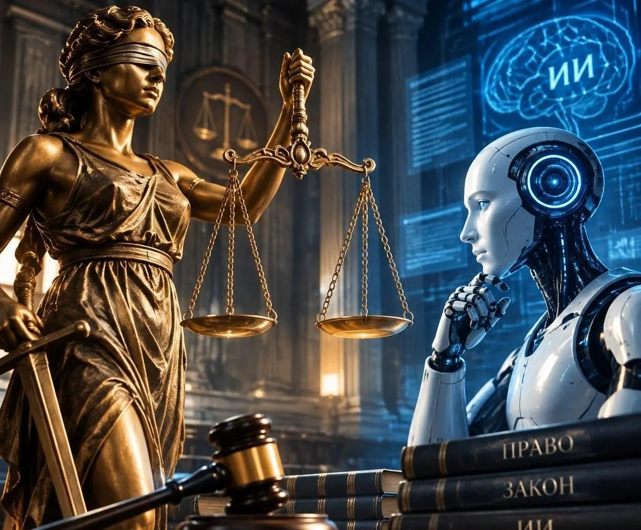 Через год в судах начнут применяться системы искусственного интеллекта, призванные повысить качество и скорость судебного процесса.