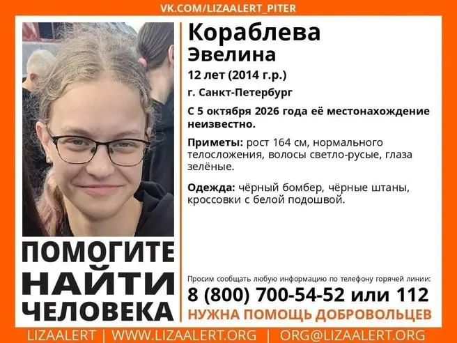 Девочка пропала после выхода из бассейна на улице Джона Рида; правоохранительные органы и волонтёры ведут поиски. При любой информации обращайтесь по номерам 02 или 112.
